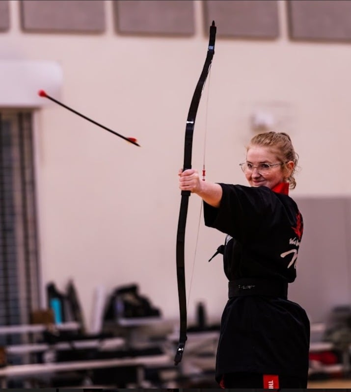 Shooting arrow
